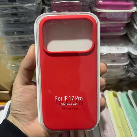 Moda original silicone líquido pele sentir caso macio para iphone 17 pro max ar 16e 15 14 plus 13 17air pacote completo capa anti-queda